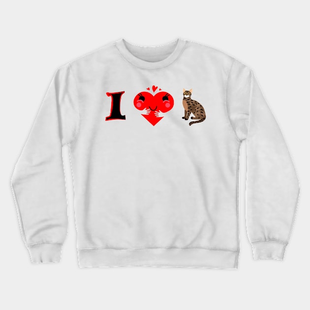 I heart My little Tiger Crewneck Sweatshirt by Pet & Nature Lovers